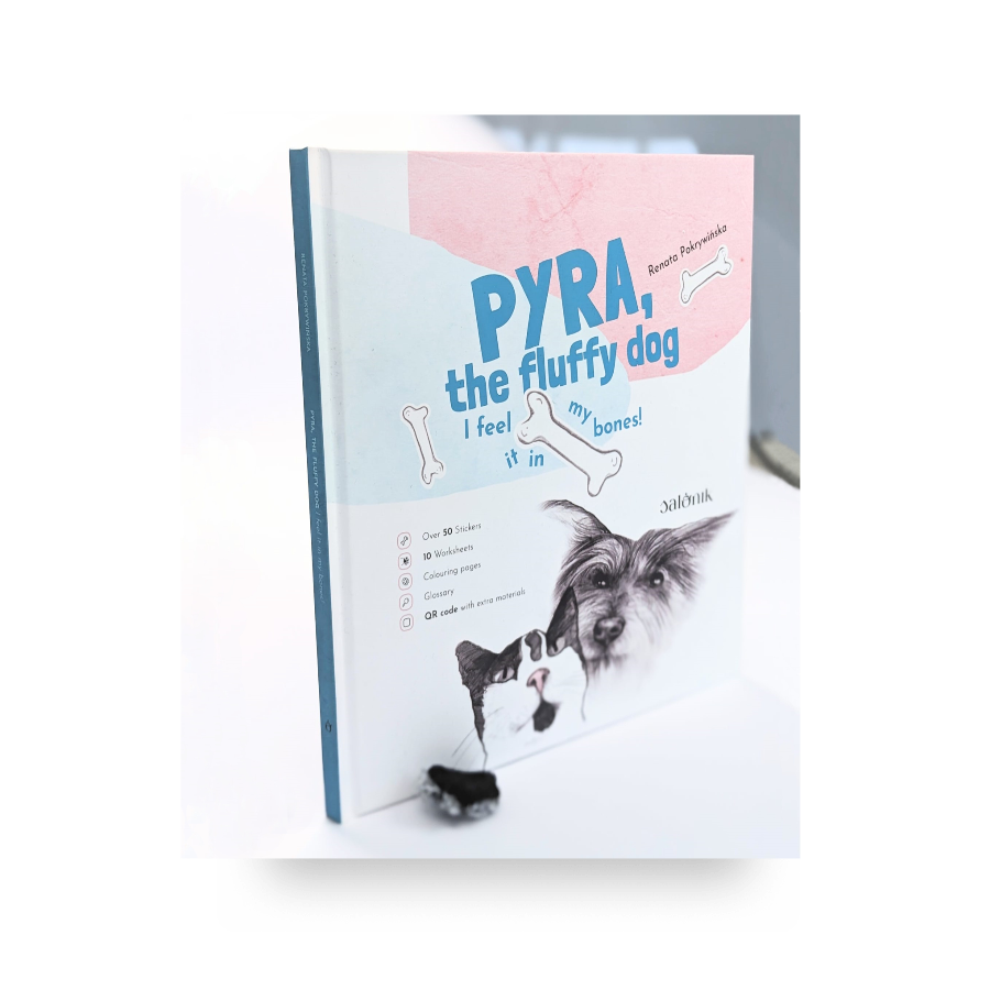 Pyra, the fluffy dog - interaktywna książka dla dzieci do nauki angielskiego